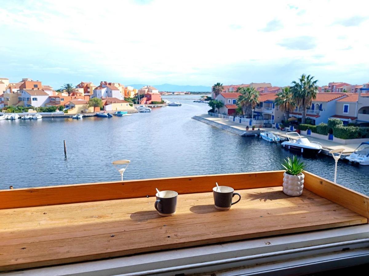 Agreable Logement Sur La Marina Apartment Le Barcarès Exterior foto